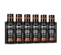 Alpecin Champú de cafeína C1 Black Edition - 6 x 250 ml - con nueva fragancia | Crecimiento natural del cabello para hombres | Energía para cabello fuerte | Cuidado del cabello para hombres -