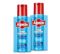 Alpecin Champú Hybrid Cafeina, 2 x 250 ml, para cuero cabelludo seco o picor