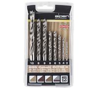 ALPEN 0063300008100 - Juego de brocas HSS Cobalt PCTM 8 (8 piezas, diámetro de 3,00 a 10,00 mm, 5% de cobalto, resistente al calor hasta 650 °C, broca en espiral, surtido de brocas)