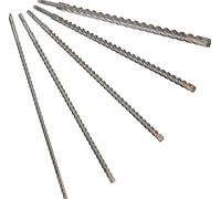 ALPEN 0087500005100 Force X - Juego de brocas para taladro (5 piezas, 4 cortes, FORCE X, SDS-plus, broca surtida)