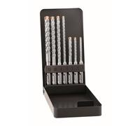 ALPEN 80500007100 SDS-Plus Force X KM 7 - Juego de brocas para martillo perforador (7 piezas), color plateado