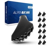 Alpen Bears Tacos de Goma para Bastones de Trekking - Puntas Bastones Marcha Nordica - 14 pcs de Topes de Goma para Bastones de Senderismo Todo Tipo de Terreno - Repuestos Bastones Trekking