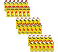 Alpen Camping Cartucho de Gas 400 ml, Certificado: Pi 0875, Compatible con EN417, isobutano, Rango de Funcionamiento de -10 ° C a + 40 ° C, IK004 (36)