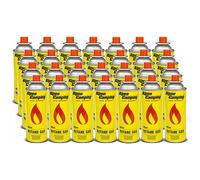 Alpen Camping Cartucho de Gas 400 ml, Certificado: Pi 0875, Compatible con EN417, isobutano, Rango de Funcionamiento de -10 ° C a + 40 ° C, IK004 (26)