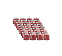 ALPEN CAMPING - Pack de 36 Cartuchos de Gas 190 g Butano Propano Mix, Seguridad Certificada Stop Gaz EN521, Recarga Universal Perforable Tipo 200 para Hornillo, Soplete y Camping
