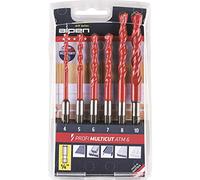 Alpen Estuche de Brocas Multiusos Hexagonal 5 Piezas