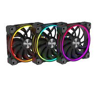 Alpenföhn Ventilador Wing Boost 3 140 mm triple ARGB PWM Negro
