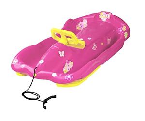 AlpenGaudi Trineo sintético, Rosa, tamaño estándar