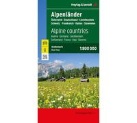 Alpenländer, Straßenkarte 1:800.000, freytag & berndt: Österreich - Deutschland - Schweiz - Frankreich - Italien - Slowenien: AK 2703