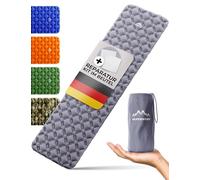 Alpenwert® Colchoneta aislante para exteriores [tamaño pequeño y ultraligero] Colchón de aire perfecto para camping, senderismo, mochilero UVM. - Esterilla hinchable para dormir