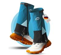 Alpenwert Polainas impermeables [Start-Up alemán] protegidas para senderismo, caza, nieve, invierno, lluvia, calentadores de lluvia para hombre y mujer (azul, L)