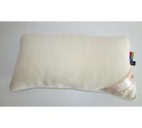 Alpenwolle Almohada 40 x 80 de Merino wole + Relleno de Bola de Lana