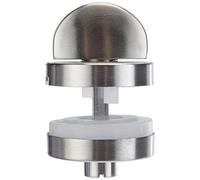 Alpertec 28020860K1 - Inodoro de acero inoxidable - roseta con mango cheque, badriegel cerrojo, diámetro 52 mm,