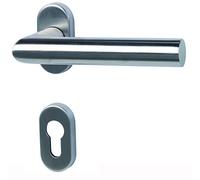 alpertec Acero Inoxidable Metz R es mitad de (PZ Derecho zeigend fijo/giratorio gelagert para estrecho marco de manillas OBF-Onlime-Discount, 88021460 K1