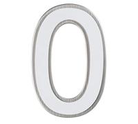 'alpertec Acero Inoxidable Número de Casa "0mit Noche Luz de orientación, 1 pieza, 32271100