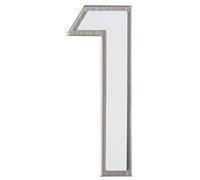 'alpertec Acero Inoxidable Número de Casa "1mit Noche Luz de orientación, 1 pieza, 32271110