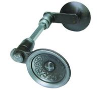 alpertec Haeusler-Shop para puerta de jardín botón - Picaporte para puerta, rosetas par de puerta Tiradores, 1 pieza, 50021510