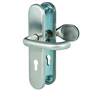 alpertec para cerraduras Toronto - LS edelstahlsatiniert botón/picaporte PZ para casa entrada puertas manillas OBF-Onlime-Discount, 72 mm, 28820500b