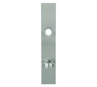 alpertec plano placa larga Par edelstahlfarbig para baño puertas WC Distancia con cerrojo de bloqueo para manillas OBF-Onlime-Discount, 78 mm, 32458055 K1