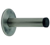 alpertec - Tope para puerta acero inoxidable satinado, tope para puerta puerta para suelo con tope para puerta, lápiz Longitud 40 mm, 28020940 K1