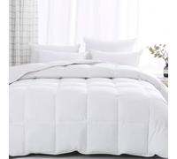 Alpes Blanc - Edredón de Verano de plumón Natural de Verano, extraligero, 130 g, Ultra Suave, edredón Especial de Verano, edredón de Gran Comodidad, 200 x 200 cm