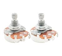 Alpha A500K+B500K Potenciómetro Métrica Split Standard Shaft 9,5mm Audio Lineal Taper Poti para ST Tele PB JB Style Guitarra Eléctrica Bajo (Set de 1A1B)