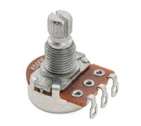 Alpha A500K Mini Potenciómetro Métrica Split Short Shaft 6,5mm Audio Taper Pot para Guitarra Eléctrica Bajo