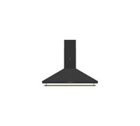 Alpha campana decorativa rústica dorada gea gold-90. clase a, 850 m3, luz led 90 cm