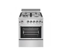 Alpha cocina de gas vulcano lux-60 inox. encendido automático, wok, ventilador y temporizador. *alta gama*