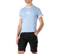 Alpha Crew, Pantalones Cortos Cargo Hombre, Negro (03-black), 33W