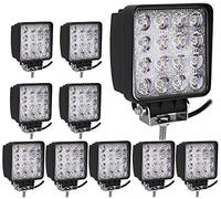 ALPHA DIMA 10X 48W LED Luces de Trabajo Foco Luz Offroad Faro de Indicador de Trabajo Fuera de Carretera 10-30V DC Tecnología