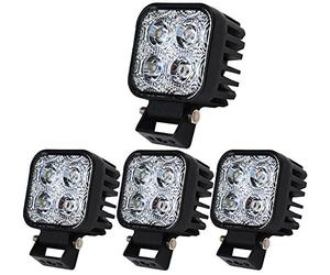 ALPHA DIMA 4X 12W LED Luces de Trabajo 12V 24V Focos de LED 6500K Luces de Conducción Luz de Niebla IP67 Off Road Conducción de Luz LED