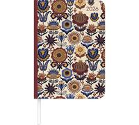 Lady Journal Paisley 2026 - Taschenkalender A6 (10,7x15,2 cm) - Weekly - 192 Seiten - Notiz-Buch - Termin-Planer - Alpha Edition