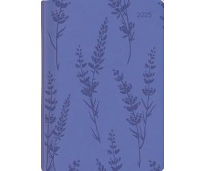 Alpha Edition - Ladytimer Grande Deluxe Lavender 2025 - Agenda de bolsillo, 15 x 21 cm, calendario con 128 páginas, posibilidad de notas después de cada día resúmenes y calendario internacional