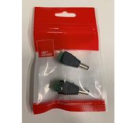 ALPHA ELETTRONICA 28-05 Conector Alambre Negro - Conectores de Alambre (Negro, Baquelita, Níquel, 2,1 mm, 5,5 mm, 10 Pieza(s))