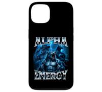Alpha Energy Wolf Meme Cringe Extraño Divertido Hombres Mujeres Carcasa para iPhone 13