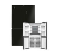 Alpha frigorifico americano pegasus elite pro-83, cristal negro, 4 puertas, metal cooling, inverter, *alta gama*