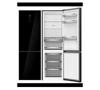Alpha frigorífico combi pegasus elite pro-195, 195x60cm, cristal negro, no frost, zona 0, inverter