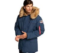 Alpha Industries 123144-Parkas Hombre Azul Marino XXL