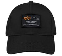 ALPHA INDUSTRIES 128934-03-Black Gorra de bisbol, Negro, M Unisex Adulto
