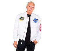 Alpha Industries 166107-9-S Chaqueta Bomber, Blanco (White 9), Small (Tamaño del Fabricante: S) para Hombre