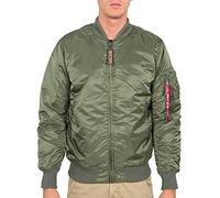 ALPHA INDUSTRIES Chaqueta de entretiempo verde / rojo M verde / rojo
