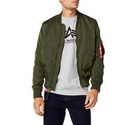 Alpha Industries 191103-257-L Chaqueta, Hombre, Verde (Dark Green 257), Large (Tamaño del Fabricante: L)