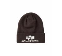 Alpha Industries 3D Beanie Sombreros Talla onesize - Marrón oscuro