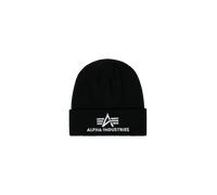 Alpha Industries 3D Beanie Sombreros Talla onesize - negro plata