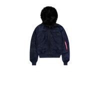 Alpha Industries 45/P Hooded Custom Chaquetas bomber Talla L - Azul oscuro
