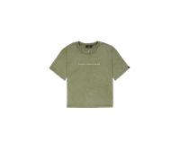 Alpha Industries Acid Logo T-Shirt Camisetas Verde musgo
