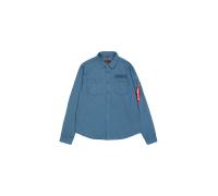 Alpha Industries Air Force Embroidery Shirt Sobrecamisas Talla L - Marine vintage