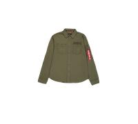 Alpha Industries Air Force Embroidery Shirt Sobrecamisas Talla M - Verde