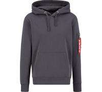 Alpha Industries Air Force Sudadera con capucha, gris, tamaño M para Hombres